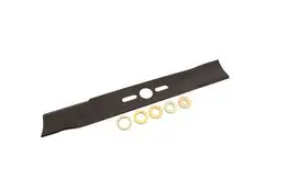 SECURA 38cm Rasenmäher Messer Mähmesser Zentralbohrung 25,4 mm mit Adapter Neu Im Sortiment